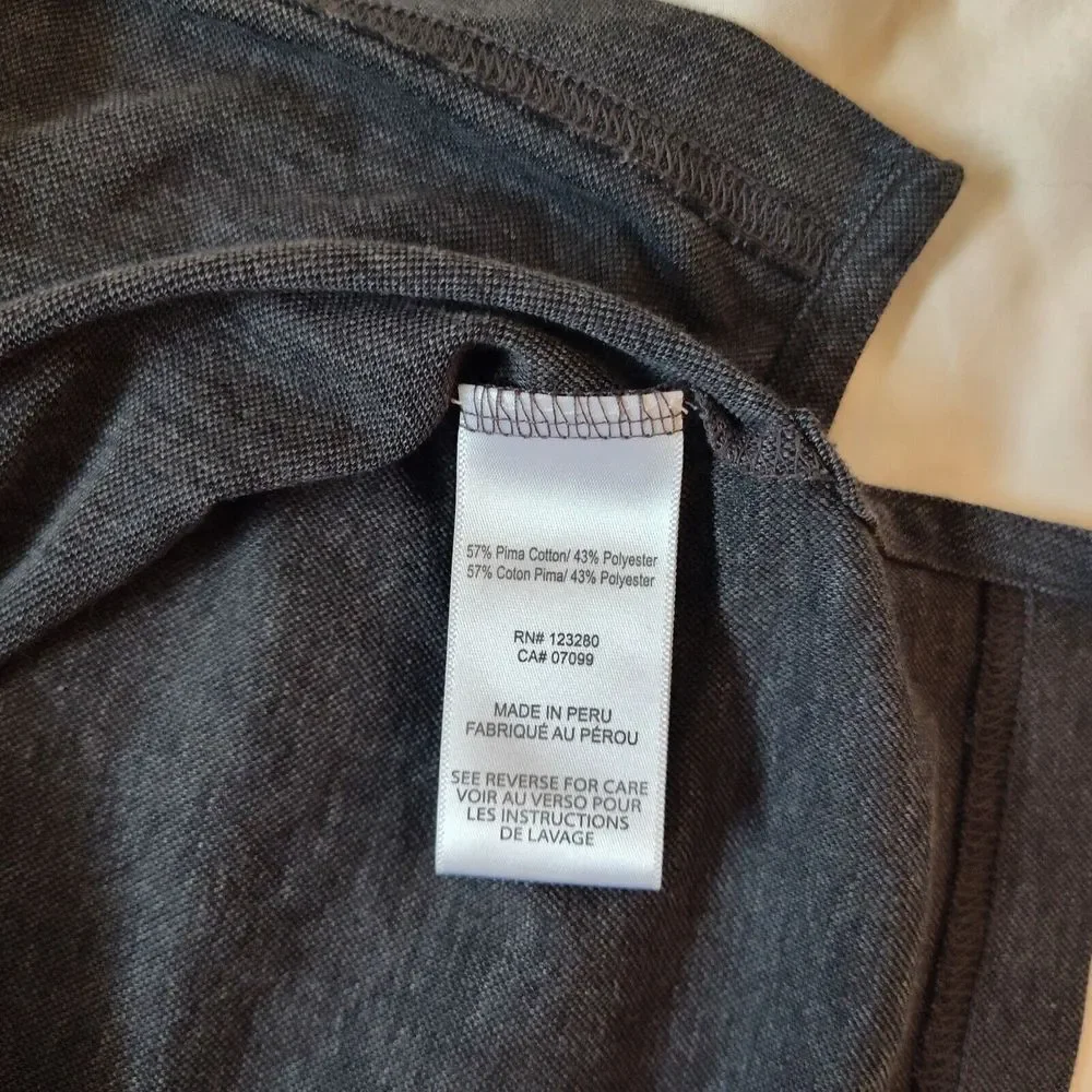 Travis Mathew Mens Size‎ S Gray Short Sleeve Pima Cotton Polyester Blend Polo